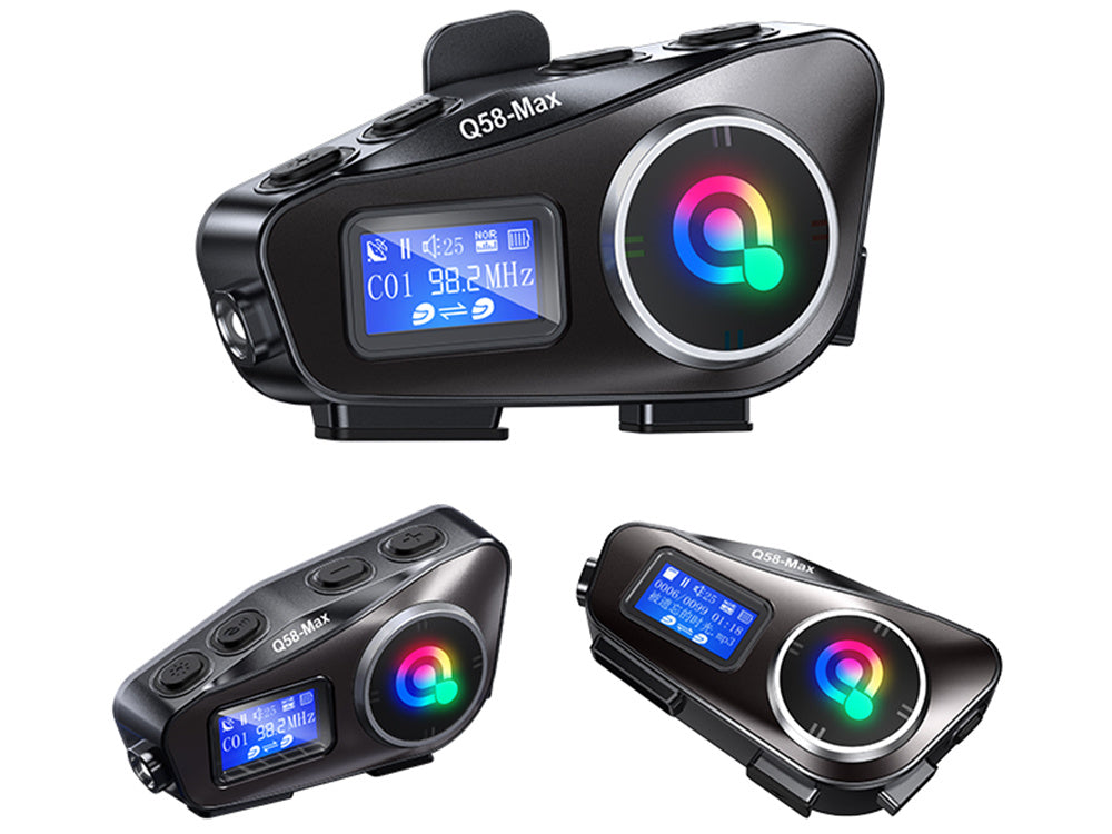 ntercomunicador Bluetooth Universal para Casco de Moto Q58MAX