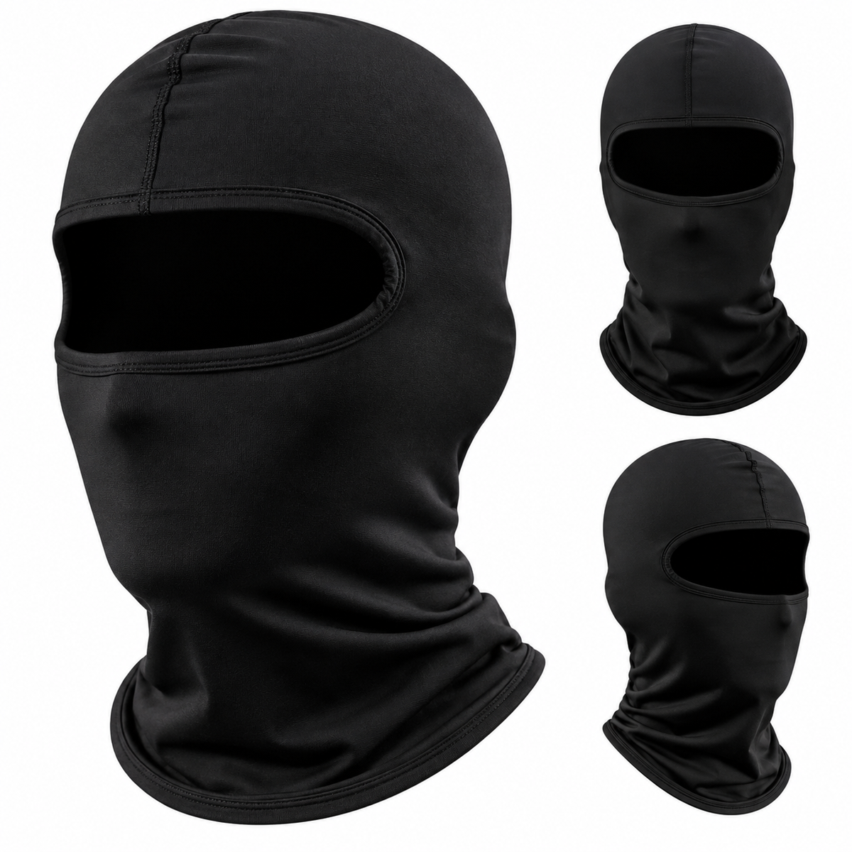 Pasamontañas para Moto Negro | Protección contra Viento y Polvo