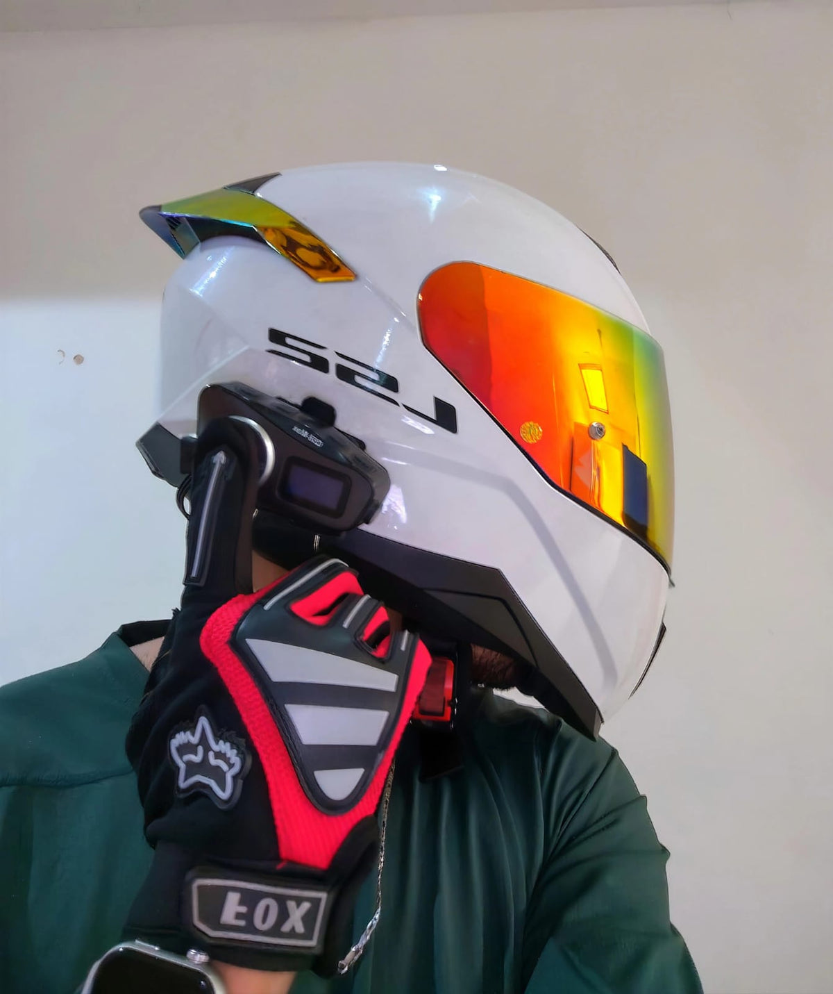 ntercomunicador Bluetooth Universal para Casco de Moto Q58MAX